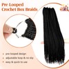 Crochet Box Braids 40 Inch 140 Strands Goddess Box Braid