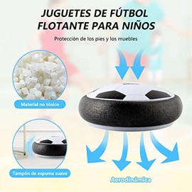 Jasonwell Juguetes para Niños Niñas - Pelota de Fútbol Flotante Porterias de Soccer Kit Juguete Balón de Fútbol para Juegos Exteriores Interiores Acti