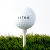 Green Swing 70mm White & Green Bamboo Golf Tees 30pcs