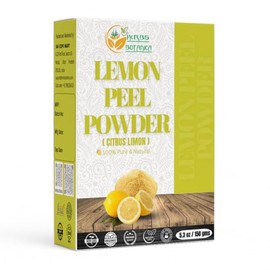 Herbs Botanica Polvo orgánico de cáscara de limón cítricos cáscara orgánica 150 g 100% natural | Máscara facial anti bronceado