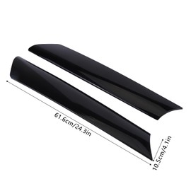A-Pillar Windshield Trim Outer Molding Front Left/Right Compatible with Mini Cooper R50 R53 R52 Replaces 51137128157 51137128158 Windshield A Pillar Trim