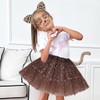 DIELIANHUA 5 Pieces Leopard Costume, Leopard Costume Set, Leopard Ears,