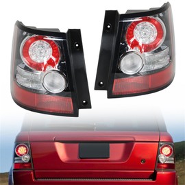 Silscvtt Rear Brake Tail Lights Assembly Replacement for 2005-2013 Land Rover Range Rover Sport Driver and Passenger Side Tail Lamps LR015290 LR043996