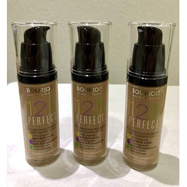 3 x Bourjois 123 Perfect Foundation (57 Light Bronze)