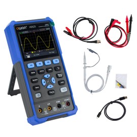 OWON Handheld Oscilloscope, Digital Multi Functional Oscilloscope Multimeters,20000 Counts Portable 2 in 1 Universal Test Instrument, with 3.5 inch LCD Screen Display 2CH 25Mhz Bandwidth HDS25