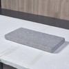 MICUSHION Piano Bench Cushion for Indoor Shoe Storage with Ties