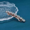 Cimenexe Bohemian Crystal Hair Barrette Rhinestone Hair Clip Gold Cz