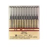 REXloyal 12 Pieces 0.5mm Black Gel Ink Pen Japanese Stationery