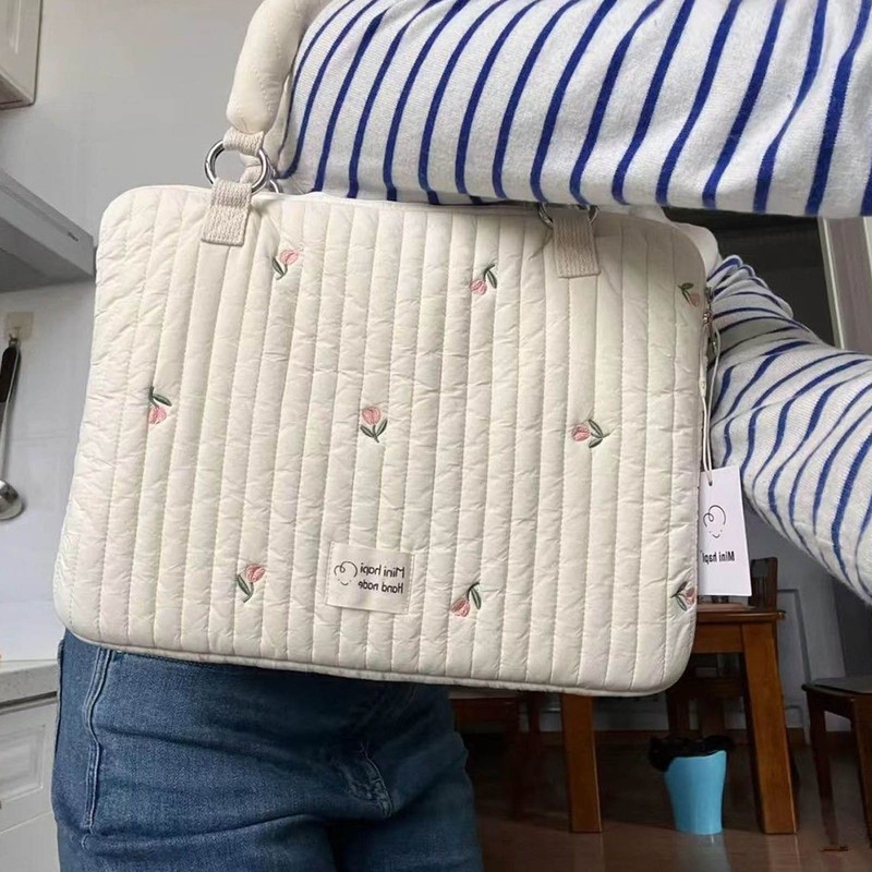 Tablet Sleeve Case Waterproof Nylon Wear Resistant Comfortable Handle Tablet