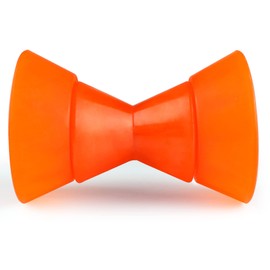 BALAVA Boat Trailer Roller,Boat Rollers for Trailer,Bow Roller with Bells and Bolt,1/2 in Shaft Boat Trailer Bow Stop, Great for Boat Trailer Bracket,Orange