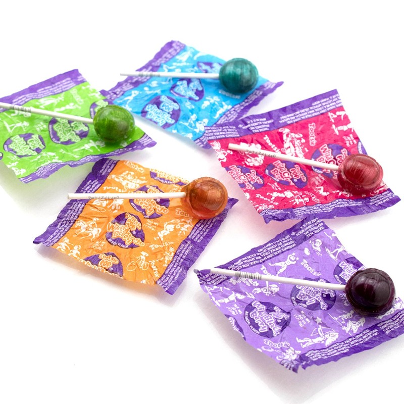 Tootsie Roll Tootsie Pops Assorted with Chocolatey Center, 3.75 Pound,