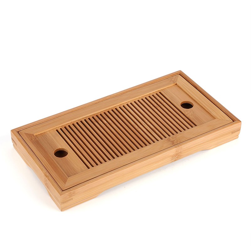 Bamboo Tea Tray Chinese Gongfu Tea Mini Serving Table for