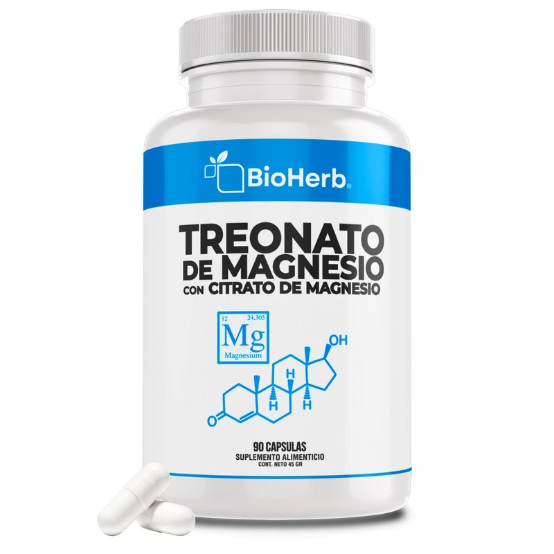BioHerb® | L-Treonato de Magnesio + Citrato de Magnesio Al