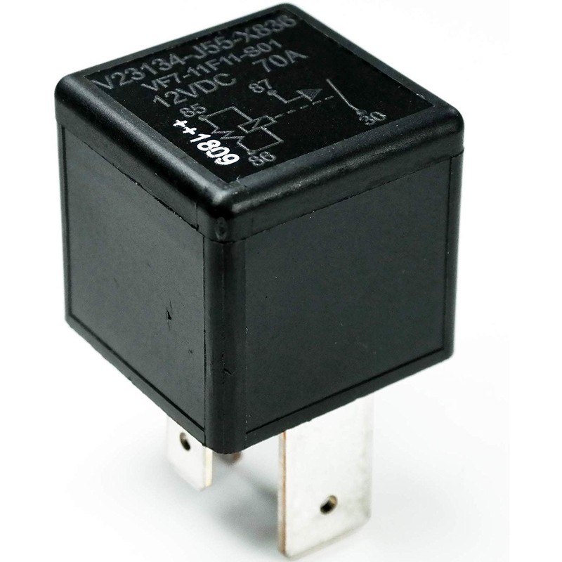 VF7-11F11-S01 Automotive Relay 12V, 70 AMP Plug-in, 4-1393306-6
