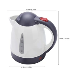 Smowfes 12V Car Kettle & Water Heater - Battery Powered Coffee Maker with Auto Shut-Off, Portable Electric Kettle for Truck RV Travel, Fast Boiling 12V Car Kettle Water Boiler for Tea/Coffee
