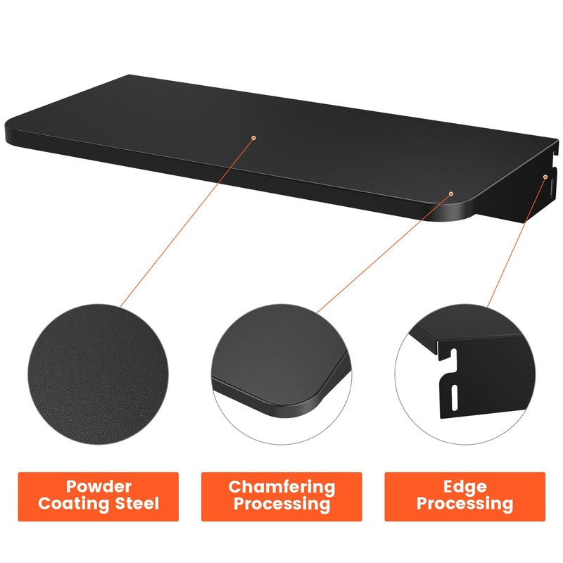 QuliMetal for Traeger Grills BAC362 Folding Front Shelf– Steel Grill
