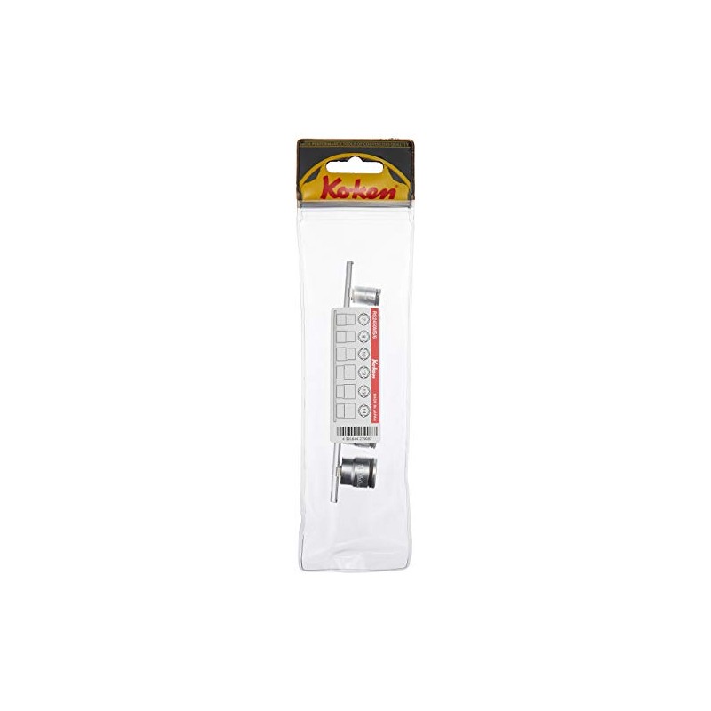 Kohken 1/4" (6.35 mm) SQ. Nut Grip Socket Rail Set,