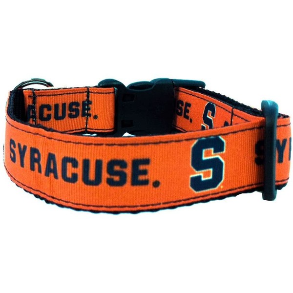 NCAA Syracuse Orange Dog Collar, Team Color, Large