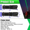 Honoson 4 Packs Hunting Light Flashlights LED Torch with 3