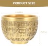 Sewroro Chinese Treasure Bowl Wealth Basin Money Bowl Tibetan Buddhist