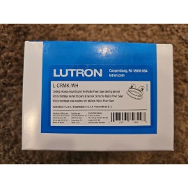 Lutron L-CRMK-WH Ceiling Recess Mounting Kit for Radio Powr Savr Ceiling Sensor