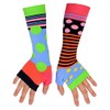United Oddsocks Arm Warmers Novelty Fingerless Gloves Knit Wrist Warmers