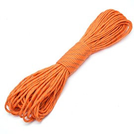 100FT Reflective Paracord 7 Core Parachute Cord (11# Neon Orange)
