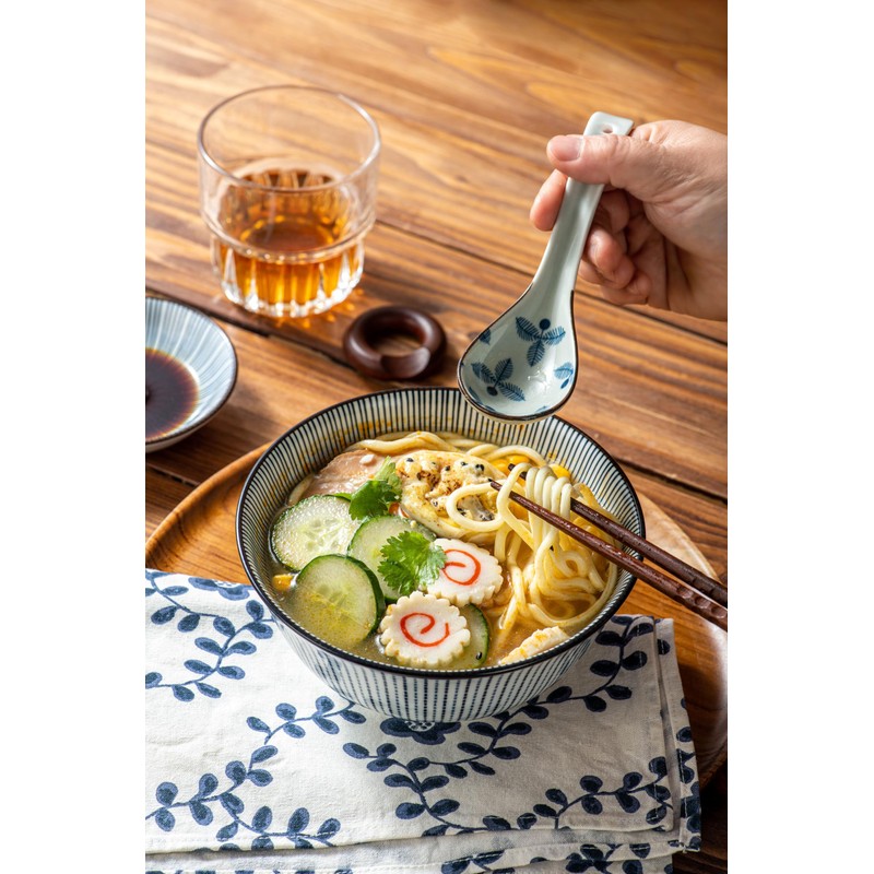 4Pcs Asian Soup Spoon,Chinese Ceramic Soup Spoons,Non-Slip Japanese Soup Spoon,Ramen