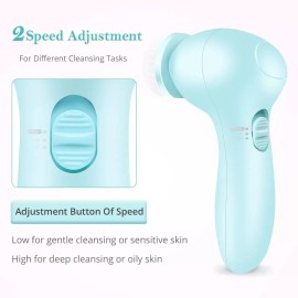 Fabuday Cepillo Eléctrico Giratorio De Limpieza Facial 7 En 1.