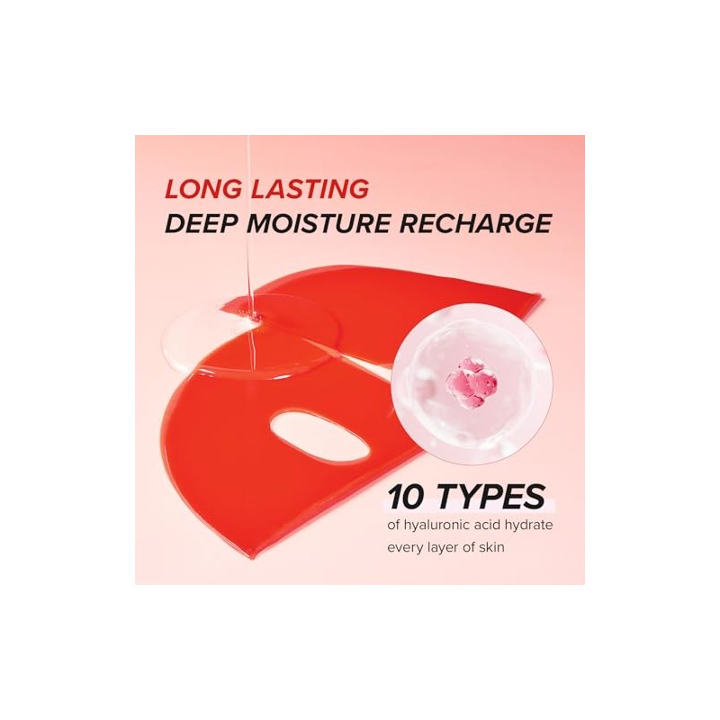 MaryMay Vegan Collagen Red Ginseng Mask - Face Sheet Hydrogel
