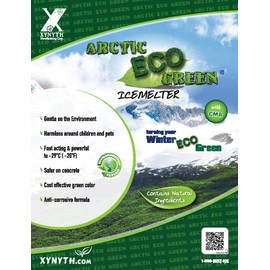 Arctic Eco Green Anti-Corrosive All Natural Child, Pet and Concrete Safe Ice Melt 22 Pound Bag