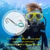 Hominas Diving Drift Hook, Diving Double Stainless Steel Reef Hook,