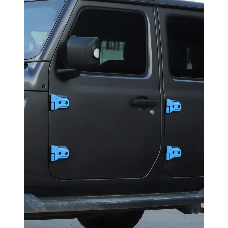 JeCar Door Hinge Cover Trim Exterior Accessories Compatible with Jeep