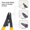 Fibre Optic Cable Stripper Labor Saving Wire Stripper Steel Hole