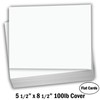 Hamilco White Cardstock Thick Paper - Blank Index Flash Note