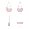 WESTBRONCO Puffer Crescent Shoulder Bags for Women Puffy Quilted Handbags,
