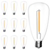 Romasaty 10Pack ST35 LED Replacement Light Bulbs, 0.6W LED Edison