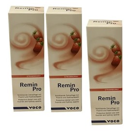 Kit De 3 Pastas Dentales Remin Pro 40 Gr Voco