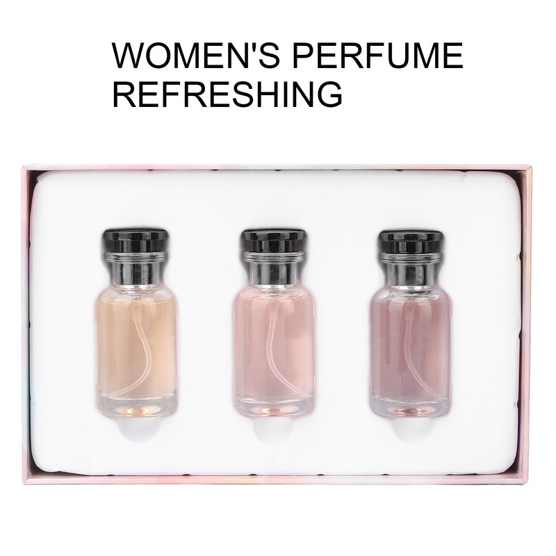 3pcs Women Light Fragrance Perfume Long Lasting Refreshing Perfume Gift