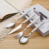 Koythin 4-Piece Cutlery Set, Stainless Steel Flatware Sets with Chubby