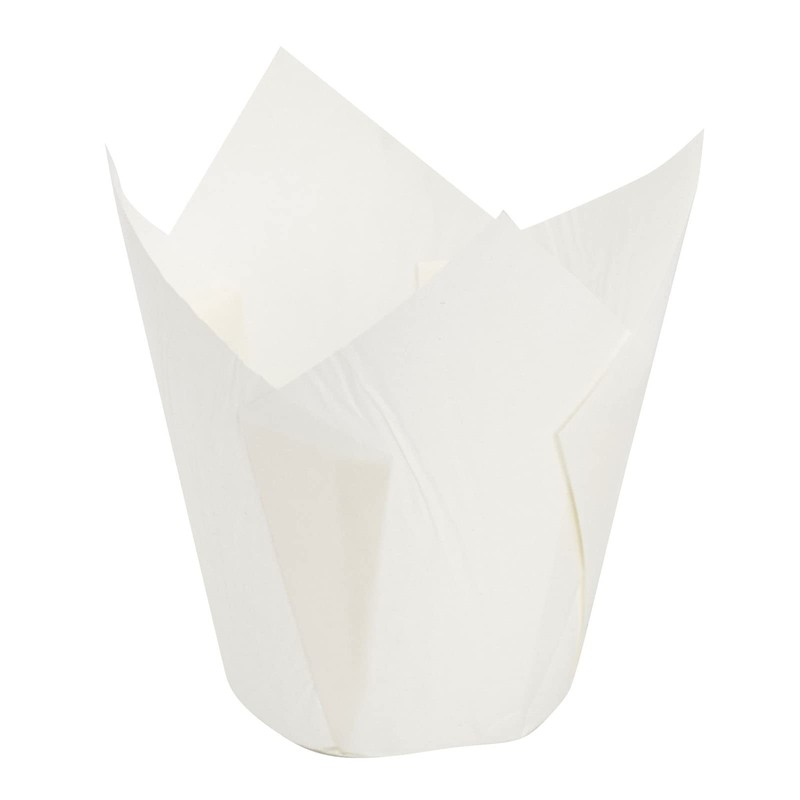 Juvale Cupcake Liners Tulip 100-Piece - Bulk Decorative Paper Cupcake