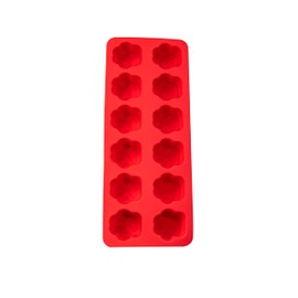 KE WOOW Silicone Dog Paw shape Baking Mold for Treats, 2 Pack, dishwasher safe, 12 cavities (Red)