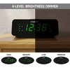 Alarm Clock with AM/FM Radio, 4-Level Dimmer, Snooze, Dual Alarms,