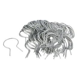 EZ Twist 2" (1 7/8" OD) x 11 Gauge Preformed Galvanized Steel Fence Ties - (100 Pack)