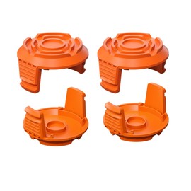 4 Pack WA6531 Replacement Spool Cap Covers,Weed Eater Spool Cap Compatible with Worx WA0010 WG155 WG180 String Trimmers