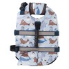 Dog Life Vest Reflective Adjustable Pet Floatation Life Jacket with