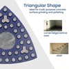 Triangular Diamond Grinding Pads for Corner Edge, 3 Inch Metal