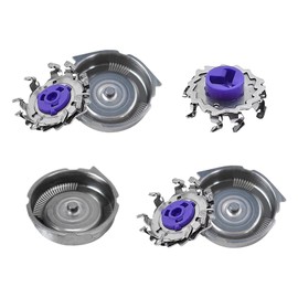 Feuaue New Upgraded 3x SH50/52 HQ8 HQ9 Replacement Shaver Head for Power Touch Models AT750, AT751, AT752, AT753, AT754, AT757, AT758, AT810