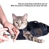 Cat Grooming Bag Scratch Resistant Multifunctional Breathable Pet Bathing Restraint