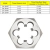 4 x Right Hand Thread Round Die Carbon Steel Manual